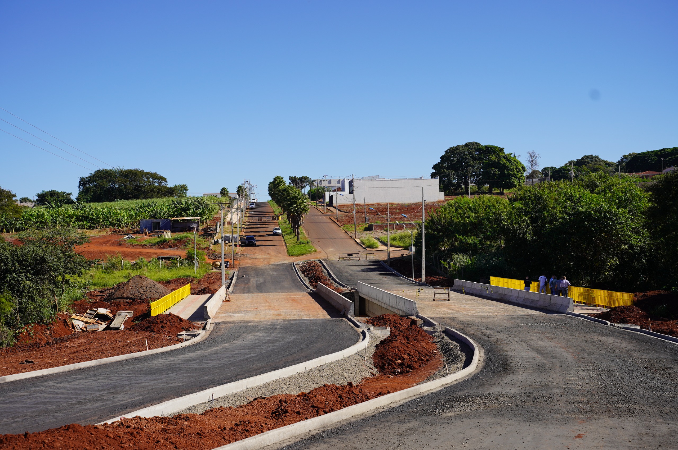 Pontes sobre Ribeirão Pinguim, entre Sarandi e Maringá, estão em fase final de construção
